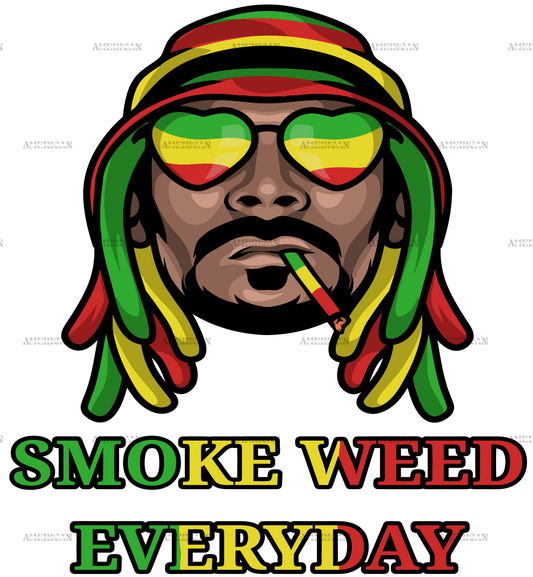 Smoke weed everyday-2 DTF Transfer