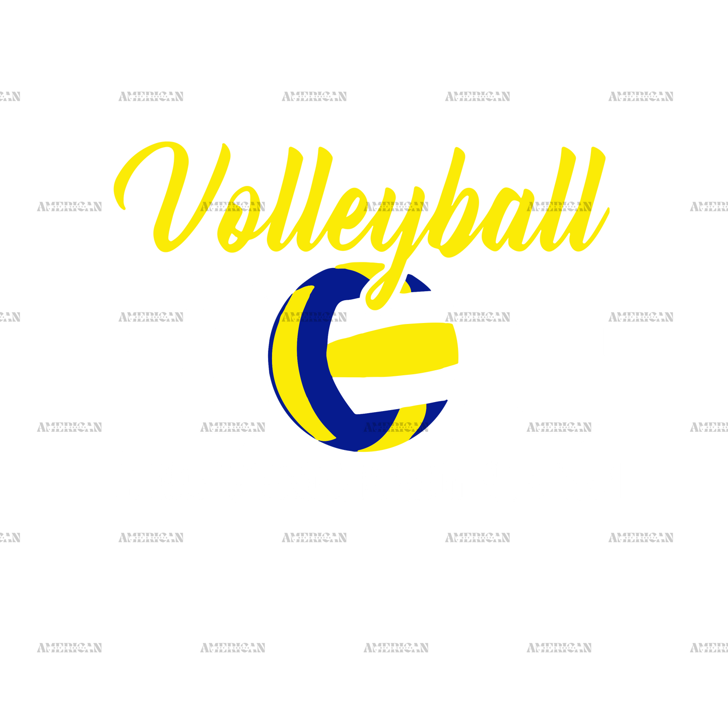 Volleyball Dad DTF Transfer