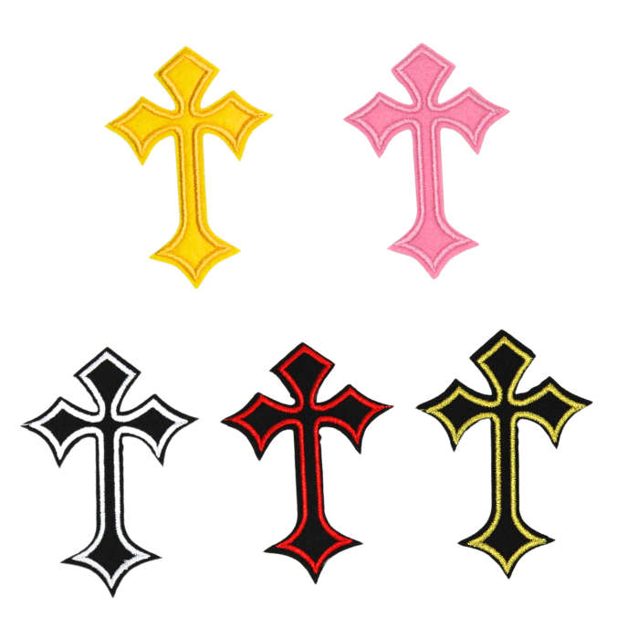 4 Cross Patch Cross Patch (Small/Embroidery) – American HTV Supply - Dallas