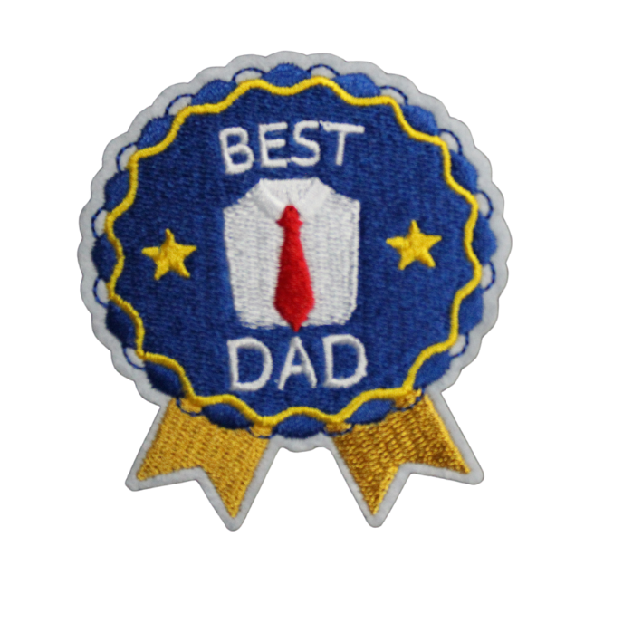 Best Dad Patch (Small/Embroidery) – American HTV Supply - Dallas