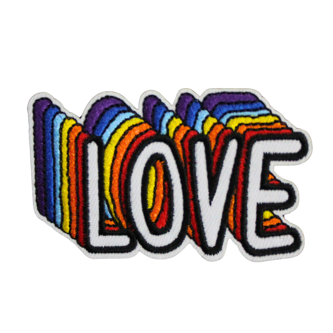 Love Pride Patch (Small/Embroidery) – American HTV Supply - Dallas