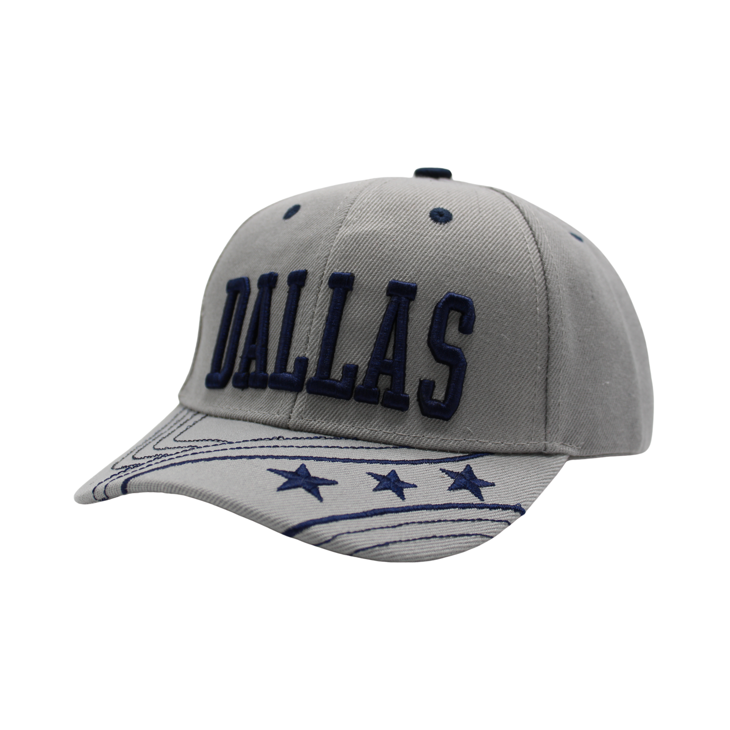 Dallas Three-Star Embroidered Cap