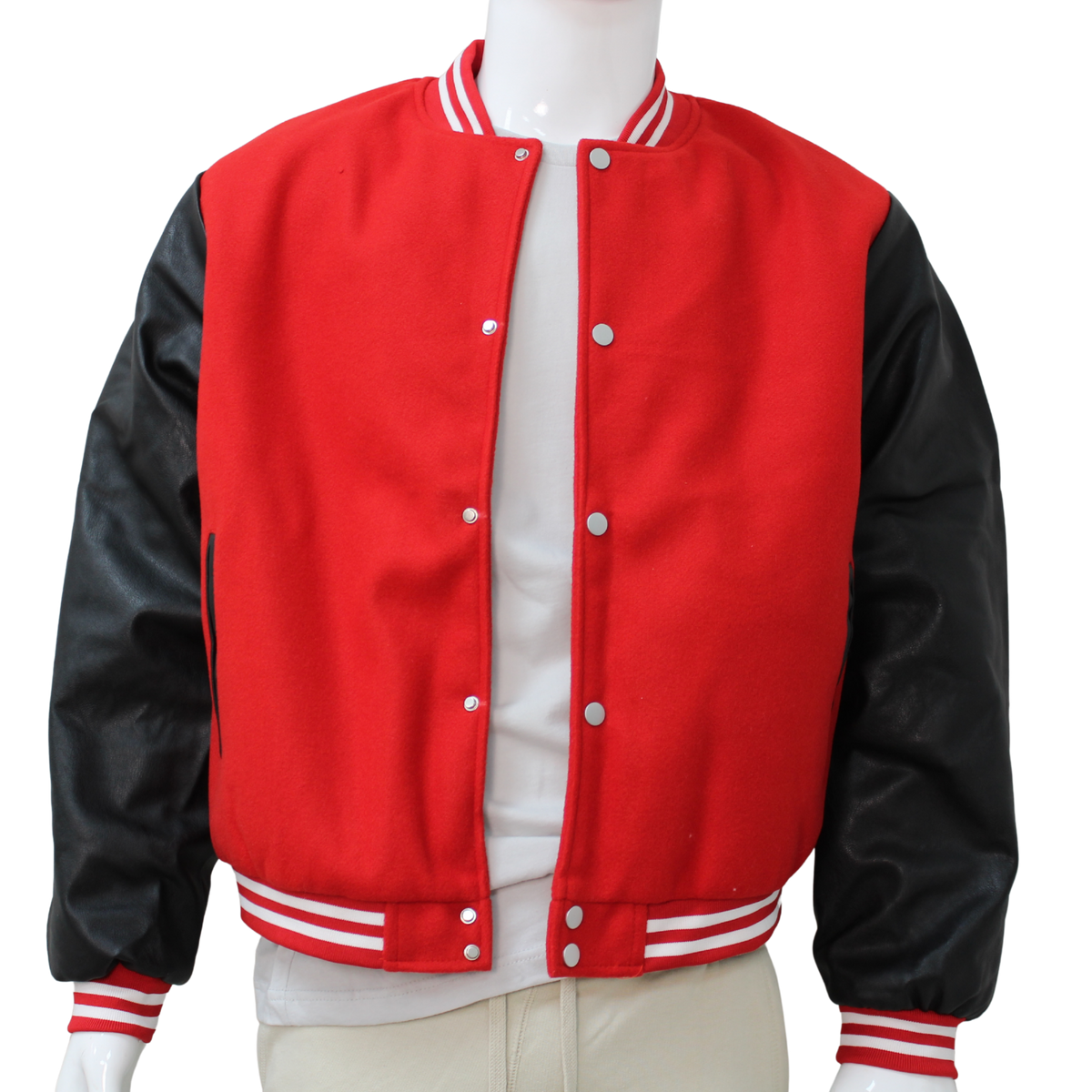 Adult Letterman Jacket with Leather Arm
