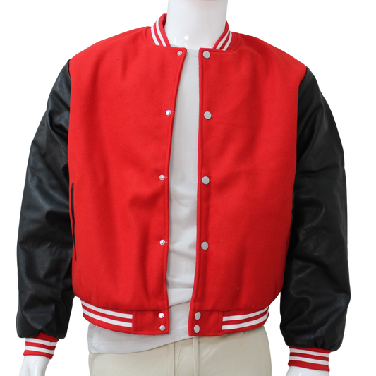 Adult Varsity Jacket with Leather Arm