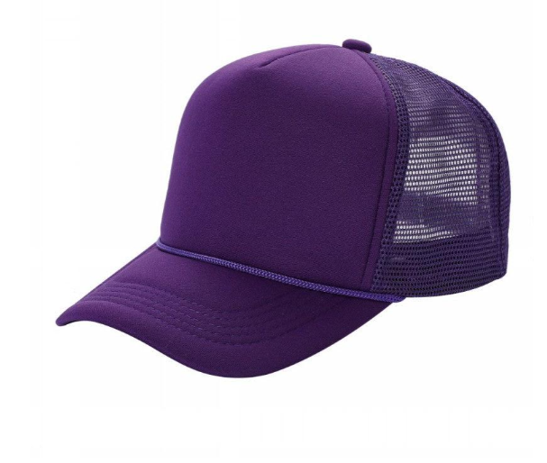 Trucker Cap Polyester Foam Front 5 Panel (Pack of 12)