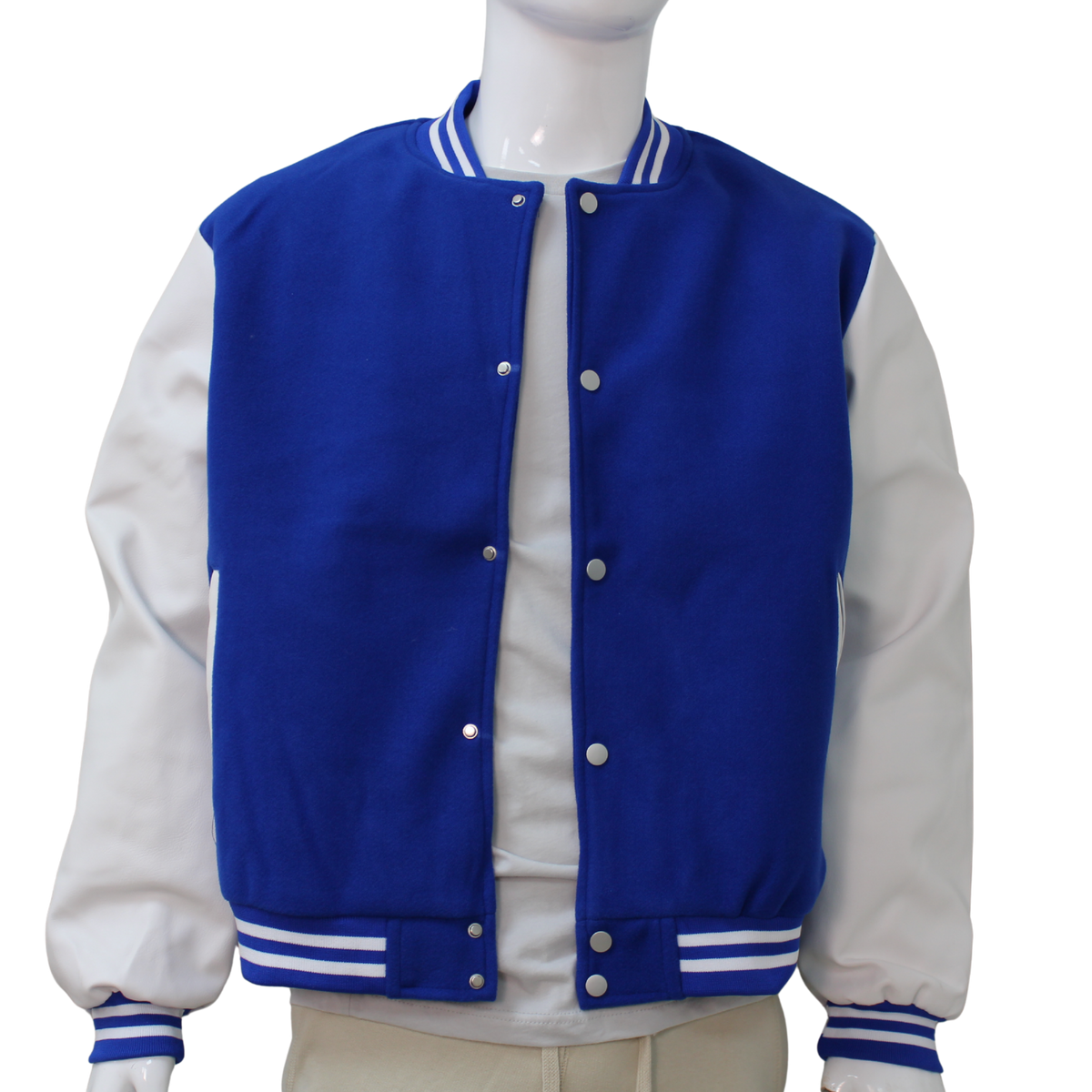 Adult Varsity Jacket with Leather Arm