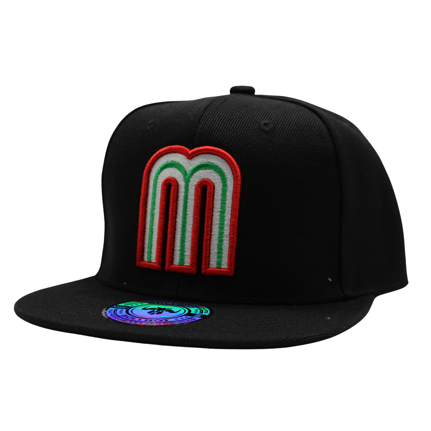Mexico “M” Embroidered Flat-Brim