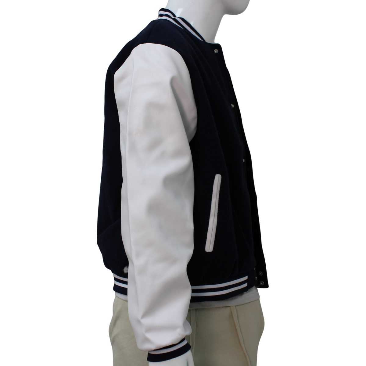 Adult Letterman Jacket with Leather Arm