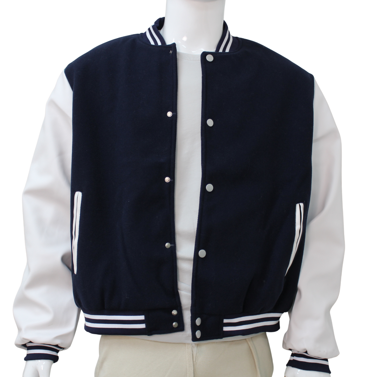 Adult Varsity Jacket with Leather Arm