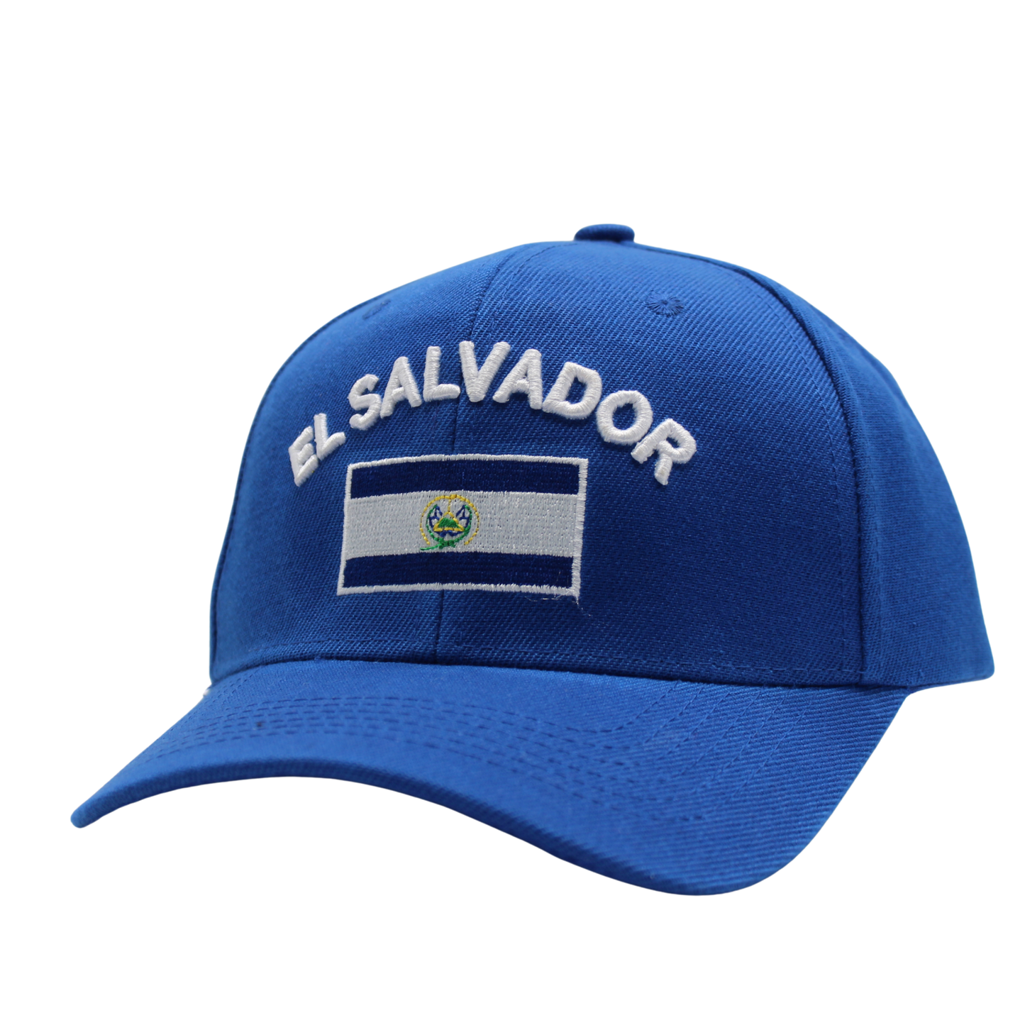 Flag Embroidered Blue Caps