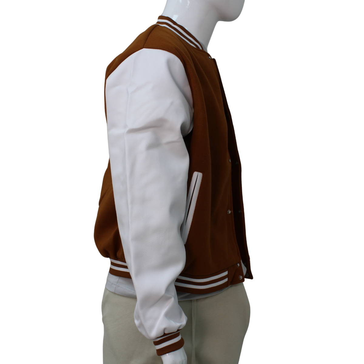 Adult Letterman Jacket with Leather Arm