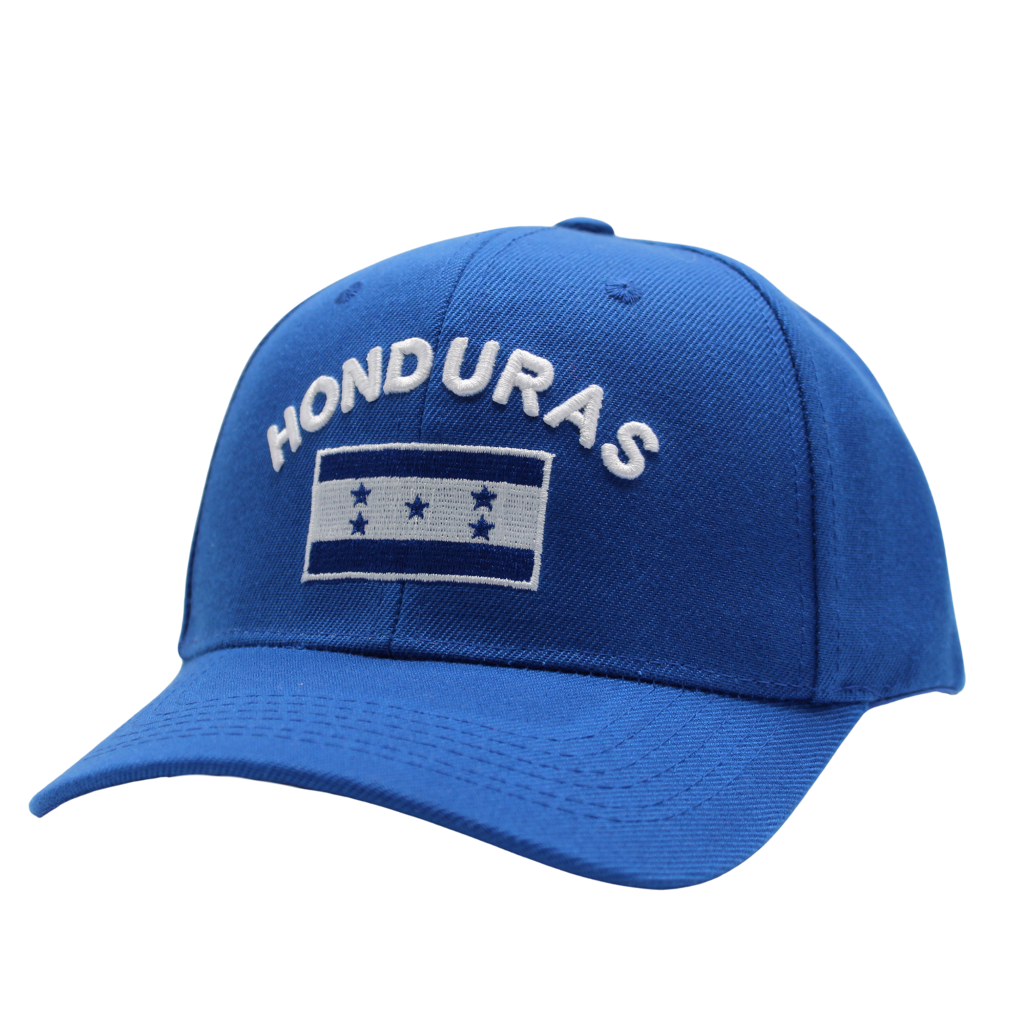 Flag Embroidered Blue Caps