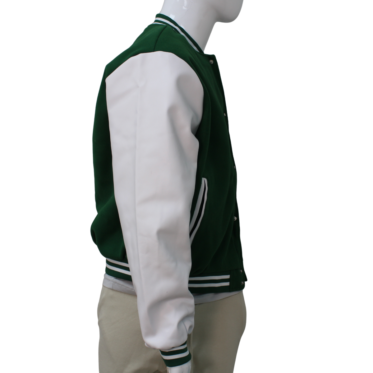 Adult Letterman Jacket with Leather Arm