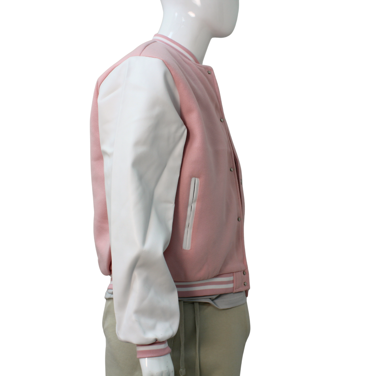 Adult Varsity Jacket with Leather Arm