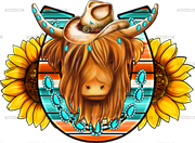 Horseshoe_Cow_Sunflower