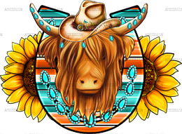 Horseshoe_Cow_Sunflower