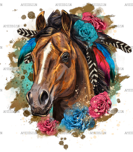 Floral_Horse