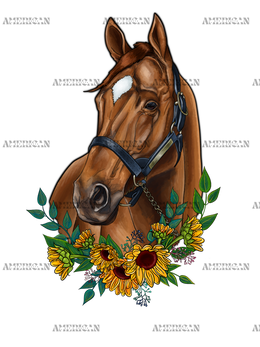 Horse_With_Sunflowers-2