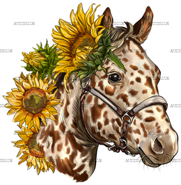 Horse_With_Sunflowers-1