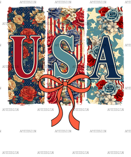 Floral_USA_Bow