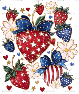 USA_Strawberries_And_Flowers