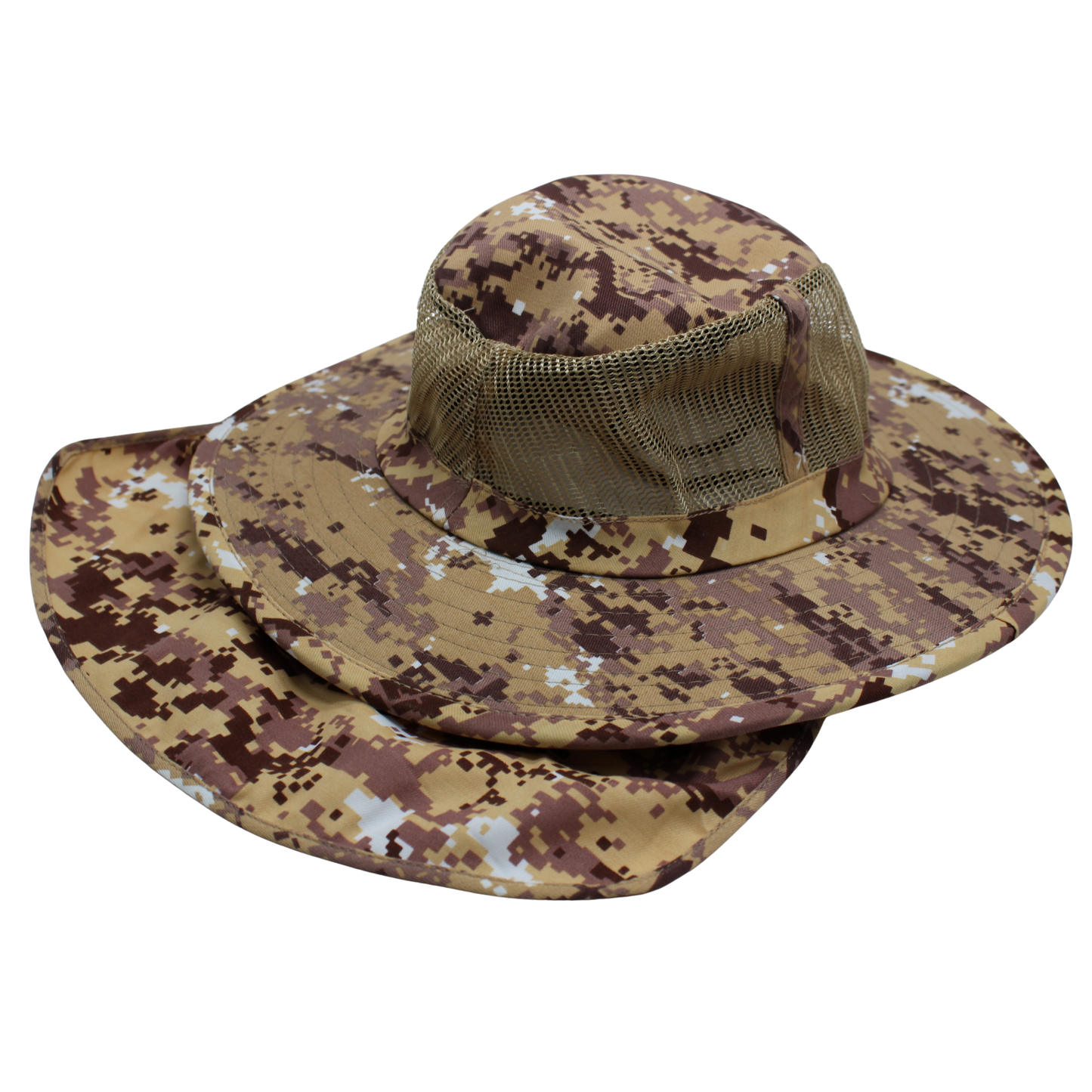 Camo Sun Hats with Neck Flap