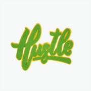 HustleLightGreenonYellow.png
