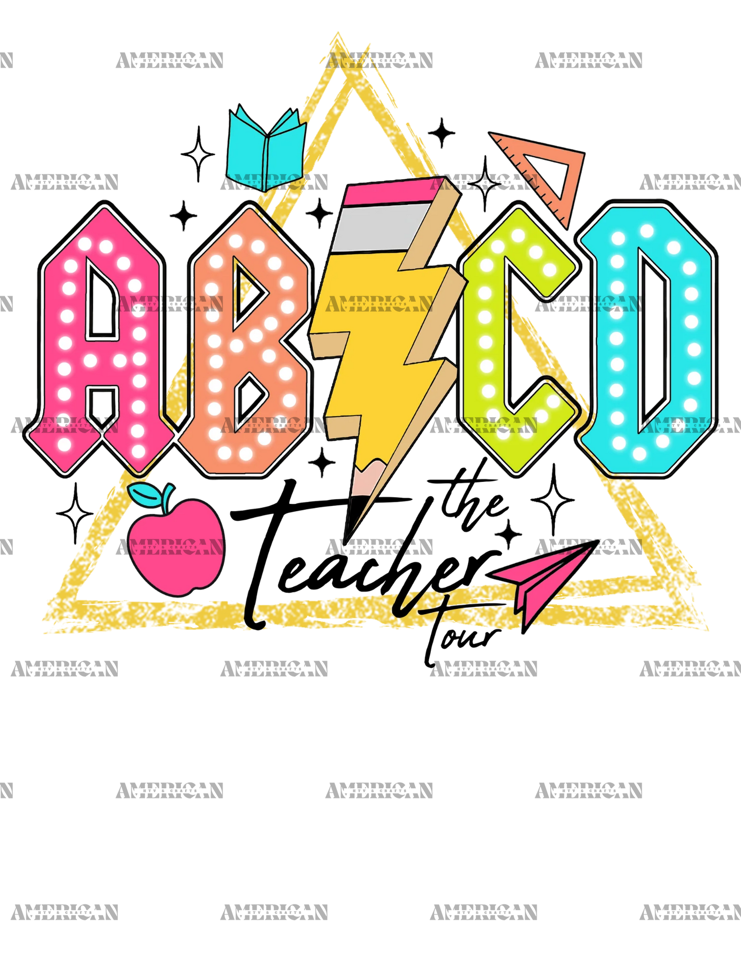 ABCD The Teachers Tour-2 DTF Transfer