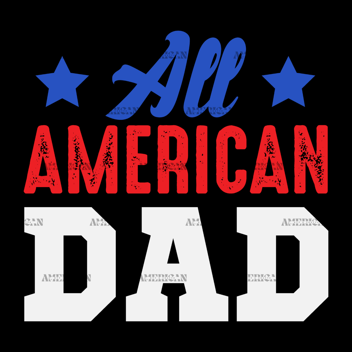 All American Dad DTF Transfer