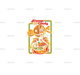 Trick or Treat Halloween DTF Transfer