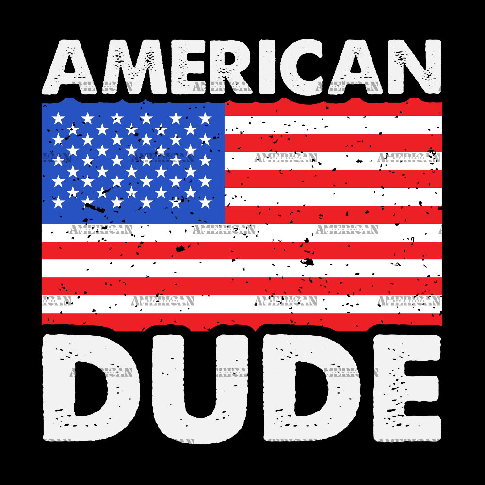 American Dude DTF Transfer