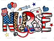 American Nurse DTF Transfer