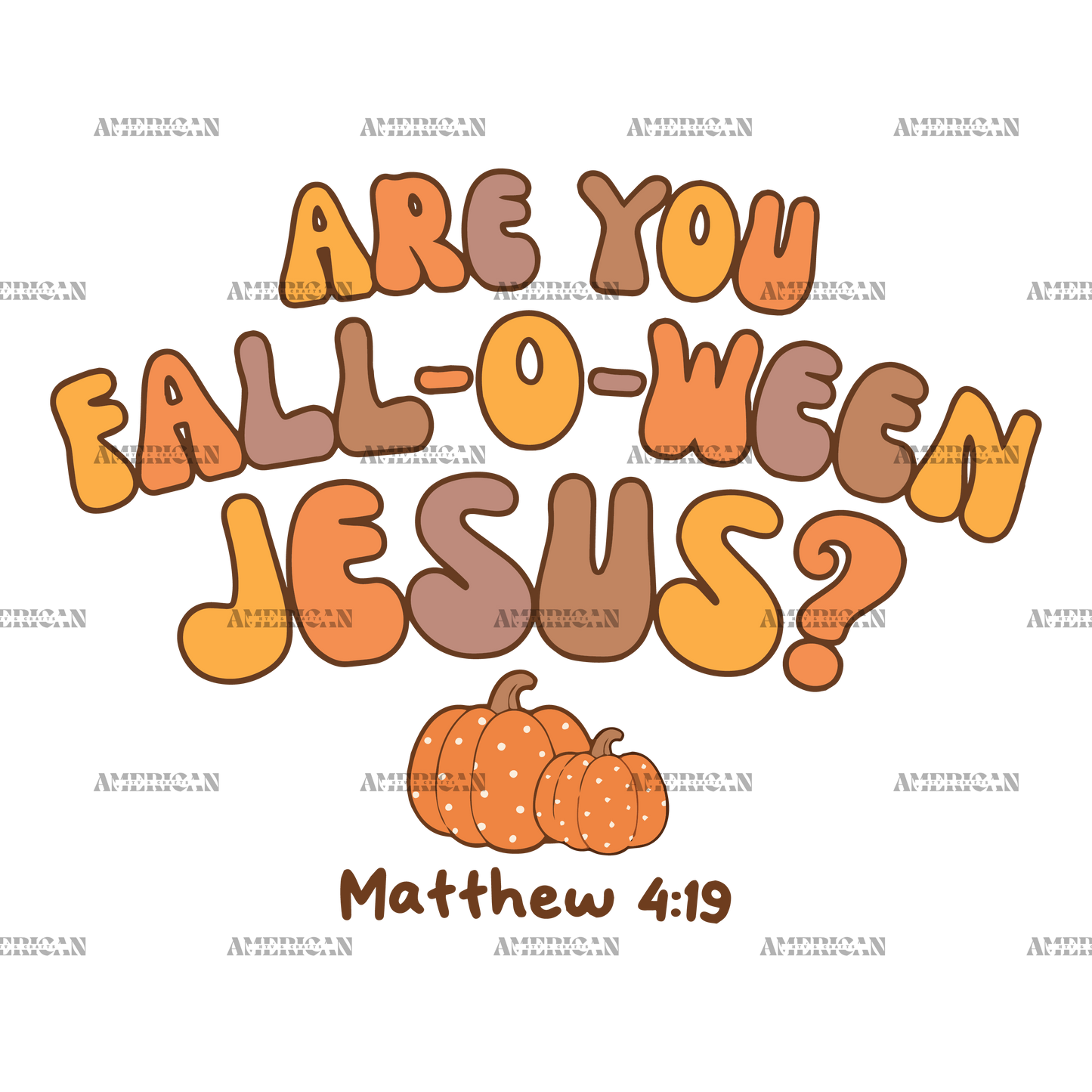 Are You Falloween Jesus-1 DTF Transfer