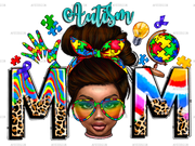 Autism Mom-2 DTF Transfer