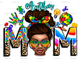 Autism Mom-2 DTF Transfer