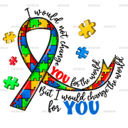 Autism Ribbon-1 DTF Transfer