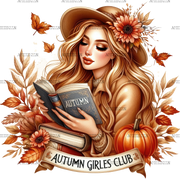 Autumn Girls Club DTF Transfer