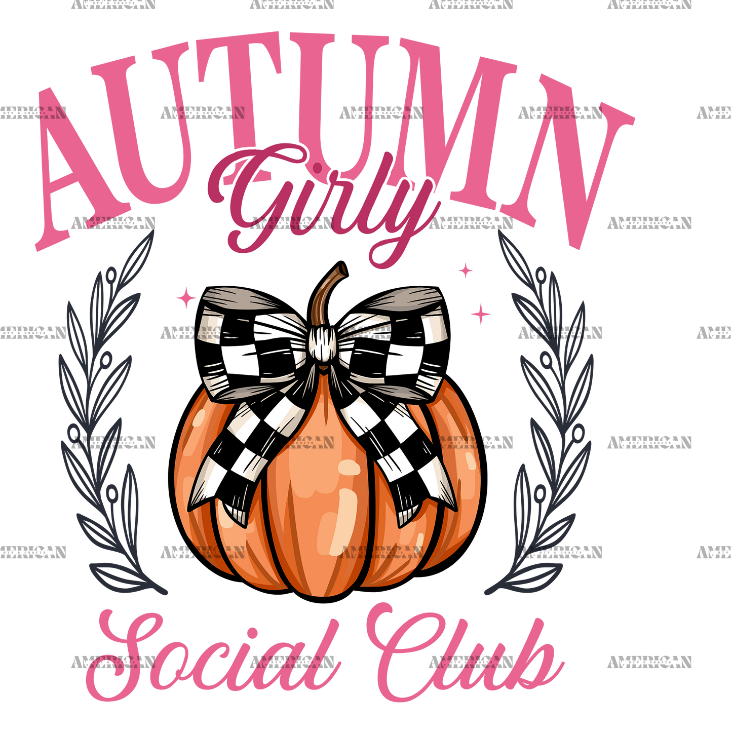 Autumn Girly Social Club-2 DTF Transfer