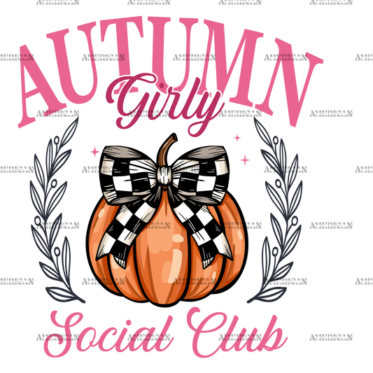 Autumn Girly Social Club-2 DTF Transfer