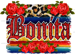 Bonita Spanish Design Dtf Transfer