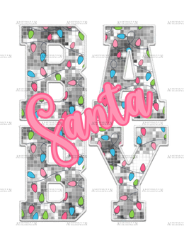 Baby Santa DTF Transfer