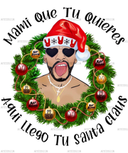 Bad Bunny Christmas-1 DTF Transfer