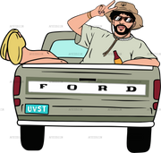 Bad Bunny Ford Truck Dtf Transfer