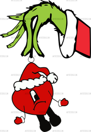 Bad Bunny Grinch DTF Transfer