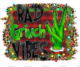Bad Grinch Vibes DTF Transfer