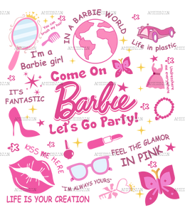 Barbie Song DTF Transfer