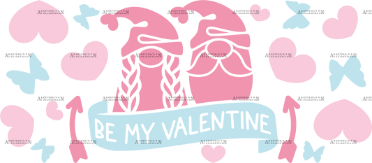 Be My Valentine Gnome UV DTF Transfer