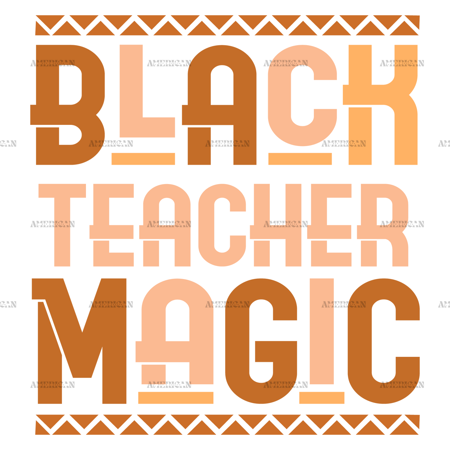 Black Teacher Magic-2 DTF Transfer