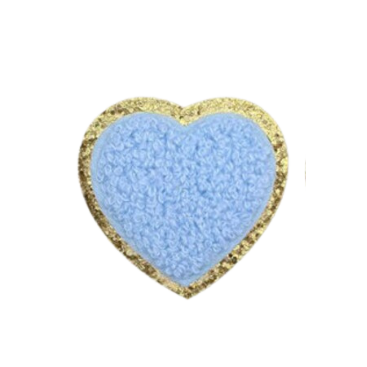 Heart on Gold Patches (Small/Chenille)