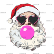 Bubble Santa-2 DTF Transfer